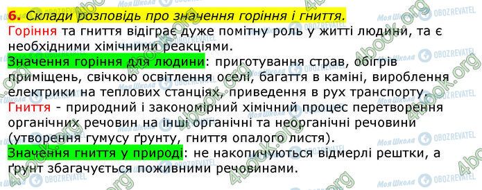 ГДЗ Природознавство 5 клас сторінка Стр.56 (6)